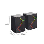 Theos Boom - RGB Desktop Gaming Speakers