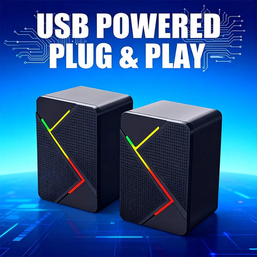 Theos Boom - RGB Desktop Gaming Speakers