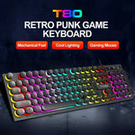 Theos Prism - Retro RGB Mechanical Keyboard