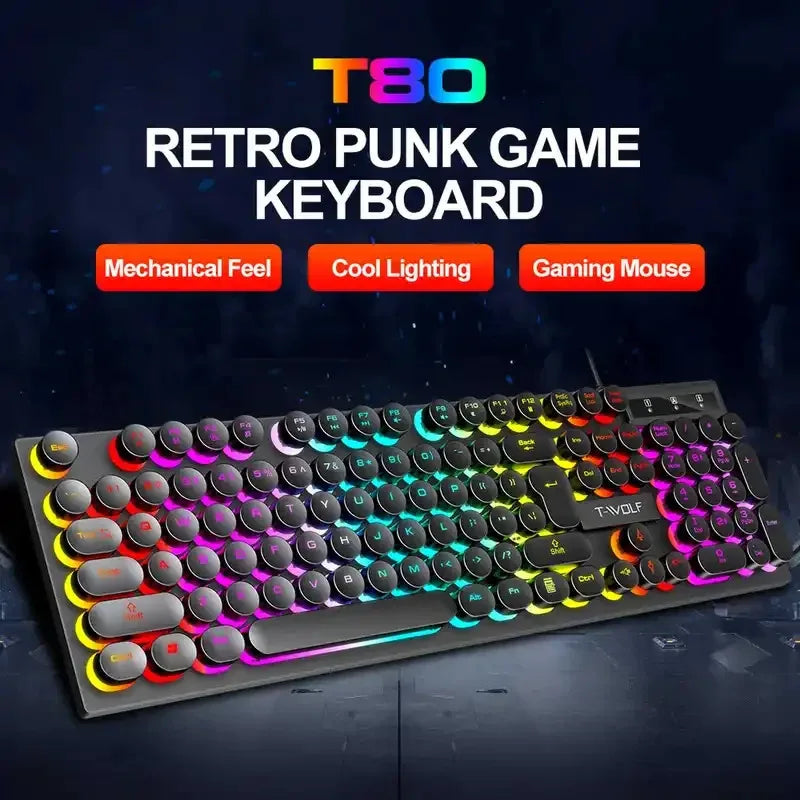 Theos Prism - Retro RGB Mechanical Keyboard