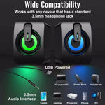 Theos Wave - RGB Gaming Speakers